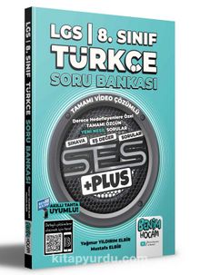 2022 LGS 8.Sınıf Türkçe SES PLUS Soru Bankası kitap kapağı