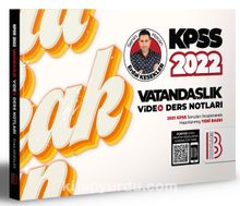 2022 KPSS Vatandaşlık Video Ders Notları kitap kapağı