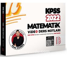 2022 KPSS Matematik Video Ders Notları kitap kapağı