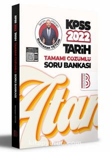 2022 KPSS Tarih Tamamı Çözümlü Soru Bankası kitap kapağı