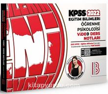 2022 KPSS Eğitim Bilimleri Öğrenme Psikolojisi Video Ders Notları kitap kapağı