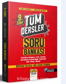 9.Sınıf Tüm Dersler Soru Bankası 2022 kitap kapağı