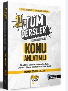 2022 11. Sınıf Eşit Ağırlık - Sözel Tüm Dersler Konu Anlatımı kitap kapağı