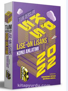 2022 KPSS Lise Ön Lisans Tüm Dersler Konu Anlatımı kitap kapağı