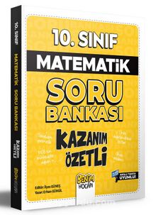 10. Sınıf Kazanım Özetli Matematik Soru Bankası kitap kapağı