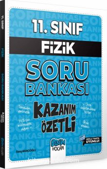 11. Sınıf Fizik Soru Bankası Kazanım Özetli kitap kapağı
