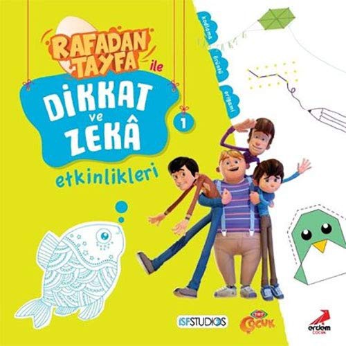 Rafadan Tayfa ile Dikkat ve Zeka Etkinlikleri 1 kitap kapağı
