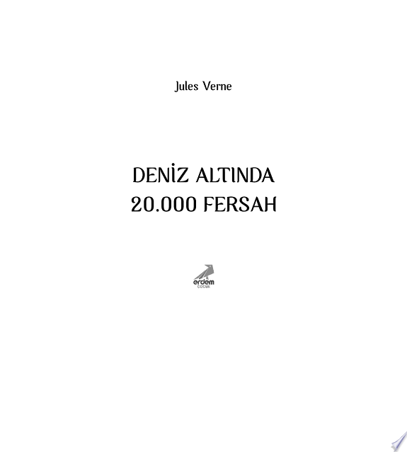 Denizleraltında 20.000 Fersah (Erdem Çocuk) kitap kapağı