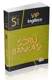 5. Sınıf Vip İngilizce Soru Bankası kitap kapağı