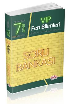 7. Sınıf VIP Fen Bilimleri Soru Bankası kitap kapağı
