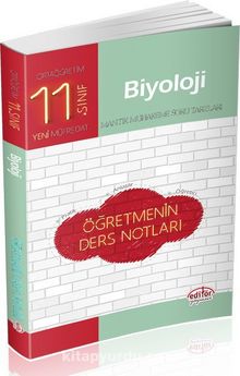 11.Sınıf Biyoloji Öğretmenin Ders Notları kitap kapağı