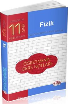 11.Sınıf Fizik Öğretmenin Ders Notları kitap kapağı
