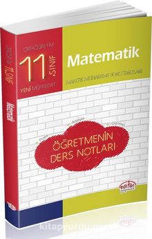 11. Sınıf Matematik Öğretmenin Ders Notları kitap kapağı
