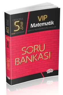 5. Sınıf Vip Matematik Soru Bankası kitap kapağı