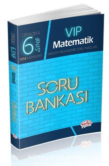 6. Sınıf Vip Matematik Soru Bankası kitap kapağı