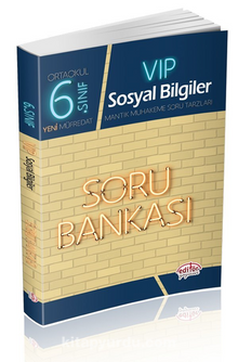 6. Sınıf Vip Sosyal Bilgiler Soru Bankası kitap kapağı