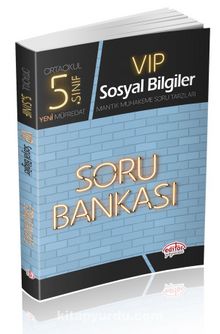 5. Sınıf Vip Sosyal Bilgiler Soru Bankası kitap kapağı