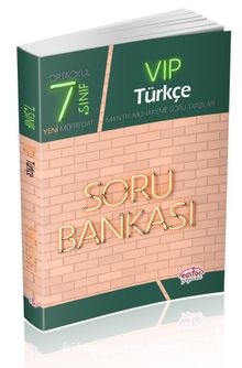 7. Sınıf Vip Türkçe Soru Bankası kitap kapağı