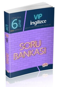 6. Sınıf Vıp İngilizce Soru Bankası kitap kapağı