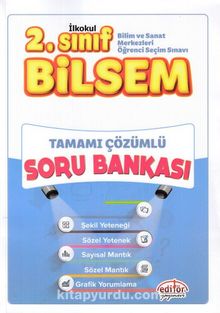 2. Sınıf Bilsem Tamamı Çözümlü Soru Bankası kitap kapağı