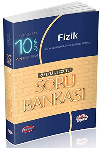 10. Sınıf Fizik Soru Bankası Özetli Lezzetli kitap kapağı