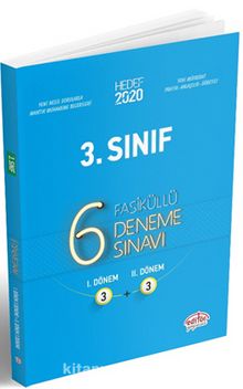 3. Sınıf 6 (3+3) Deneme Sınavı kitap kapağı