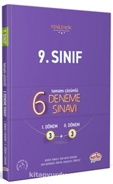 9. Sınıf 6 (3+3) Deneme Sınavı Tamamı Çözümlü kitap kapağı