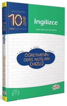 10.Sınıf İngilizce Öğretmenin Ders Notları kitap kapağı