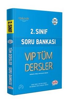 2.Sınıf Vıp Tüm Dersler Soru Bankası Mavi Kitap kitap kapağı