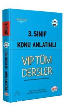 3.Sınıf Tüm Dersler Konu Anlatımlı Mavi Kitap kitap kapağı