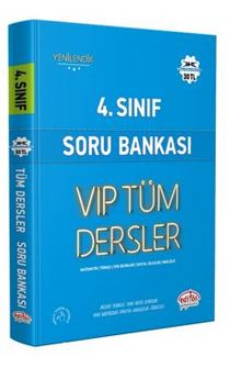 4.Sınıf Vıp Tüm Dersler Soru Bankası Mavi Kitap kitap kapağı