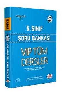 5.Sınıf Vıp Tüm Dersler Soru Bankası Mavi Kitap kitap kapağı