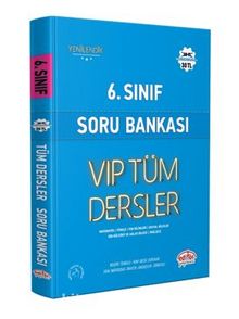 6.Sınıf Vıp Tüm Dersler Soru Bankası Mavi Kitap kitap kapağı