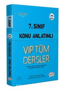 7.Sınıf Vıp Tüm Dersler Konu Anlatımlı Mavi Kitap kitap kapağı