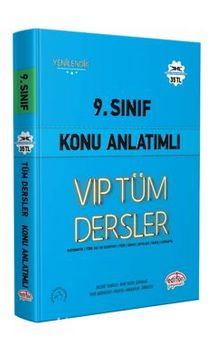 9.Sınıf Vıp Tüm Dersler Konu Anlatımlı Mavi Kitap kitap kapağı