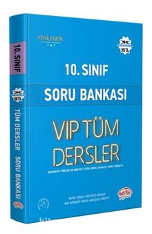 10.Sınıf Vıp Tüm Dersler Soru Bankası kitap kapağı