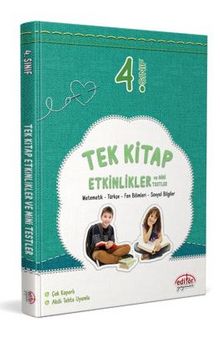 4.Sınıf Tek Kitap Etkinlikler Ve Mini Testler kitap kapağı