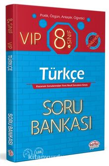 8. Sınıf VIP Türkçe Soru Bankası kitap kapağı