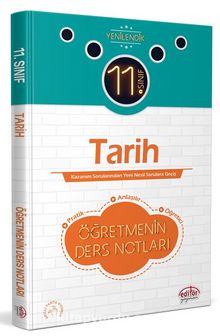 11. Sınıf Tarih Öğretmenin Ders Notları kitap kapağı