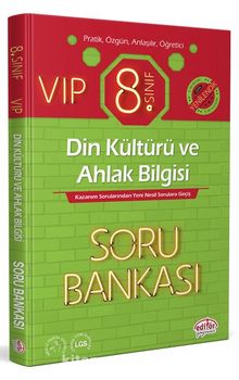 8. Sınıf Vip Din Kültürü ve Ahlak Bilgisi Soru Bankası kitap kapağı