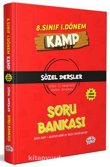 8. Sınıf 1. Dönem Kamp Sözel Dersler Soru Bankası kitap kapağı