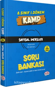 8. Sınıf 1. Dönem Kamp Sayısal Dersler Soru Bankası kitap kapağı