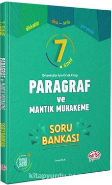 7. Sınıf Paragraf ve Mantık Muhakeme Soru Bankası kitap kapağı