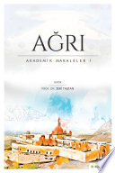 Ağrı: Akademik makaleler 1 kitap kapağı