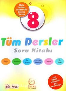 8. Sınıf Tüm Dersler Soru Kitabı kitap kapağı