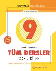 9. Sınıf Temel Kavramlarla Tüm Dersler Soru Kitabı kitap kapağı