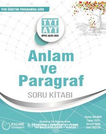TYT AYT KPSS ALES DGS Anlam ve Paragraf Soru Kitabı kitap kapağı