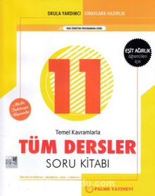 11. Sınıf Eşit Ağırlık Tüm Dersler Soru Kitabı kitap kapağı
