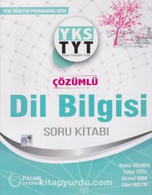 YKS TYT Çözümlü Dil Bilgisi Soru Kitabı kitap kapağı
