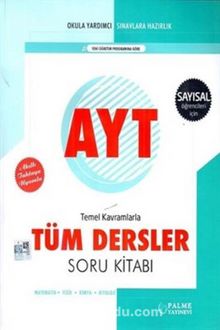 AYT Tüm Dersler Soru Kitabı kitap kapağı